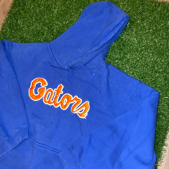 Florida Gators cursive blue and orange pullover sweatshirt - Picture 2 of 4